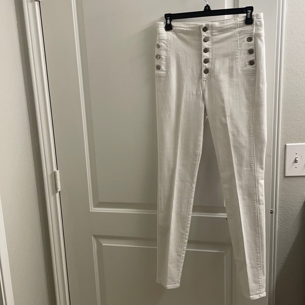 White high waisted skinny Jean